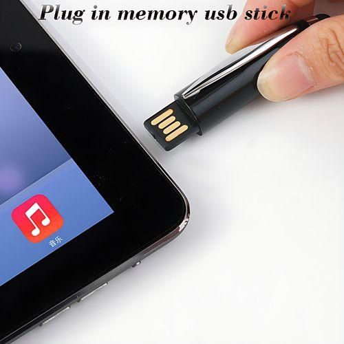 Flash Disk 128GB USB Flash Drive+ Ballpoint Pen + Stylus Touch