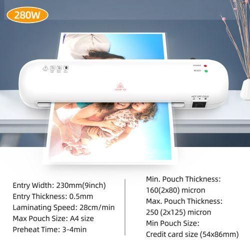 Desktop Laminator Machine Set A4 Size Hot And Cold