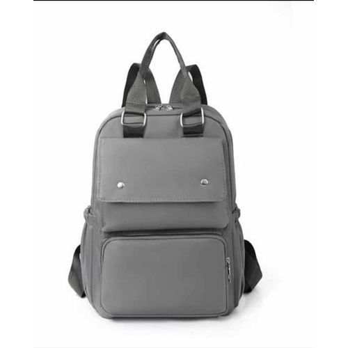 Casual Solid Color Backpack Women's Small Backpack Korean Style Fresh Simple All Matching - Back Girlish Backpack