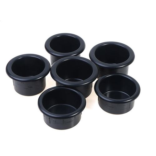 2pcs Car Cup Holder Rack Plastic Black Cup Water Drink Holder Recessed For Rv Car Marine Boat Trailer Accessories
