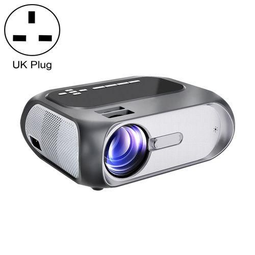 T7i 720P 200 ANSI Home Theater LED HD Digital Projector, Basic Version, UK PlugSilver Grey