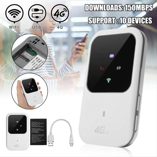 Generic Xim Unlocked Mobil wifi For Airtel And MTN SIM Card - unlocked Mifi-Router-white