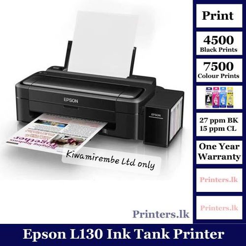 Epson L130 Ink Tank High Volume Printer - Black