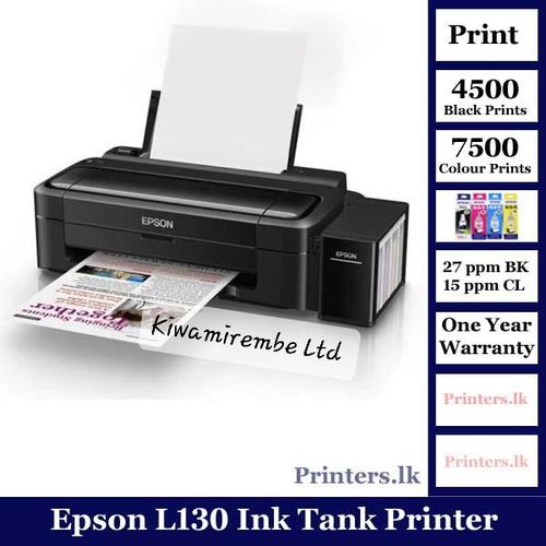Epson L130 Ink Tank High Volume Printer - Black