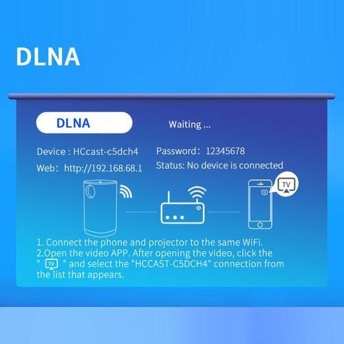 Mini Projector 1080P Wireless Portable Movie Projectors