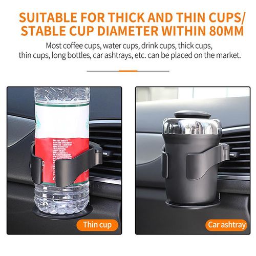 Car Air Vent Drink Coffee Cup Holder Beverage Ashtray Bottle Stand For Renault Clio 4 Logan Megane 3 Koleos Kadjar Accessories