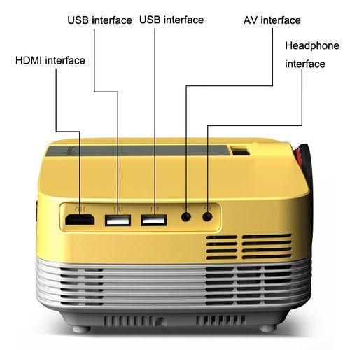 Z6 Home LED HD Smart Small Projector, CN PlugWiFi Android Version