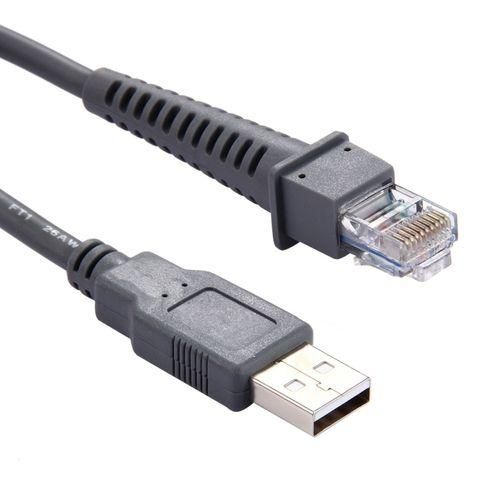 USB A Male To RJ45 Scanner Serial Cable For Symbol LS2208