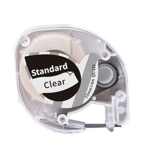 12mm Label Ribbon Black Word On Transparent Thermal Transfer