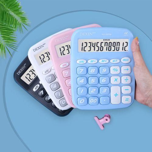 Cute Calculator 12 Digit Large LCD Display Big Button Candy