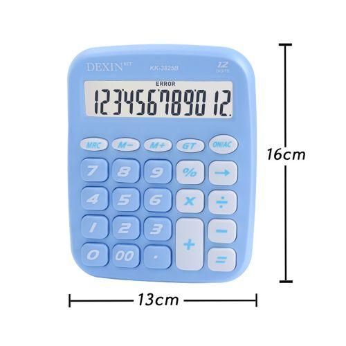 Cute Calculator 12 Digit Large LCD Display Big Button Candy