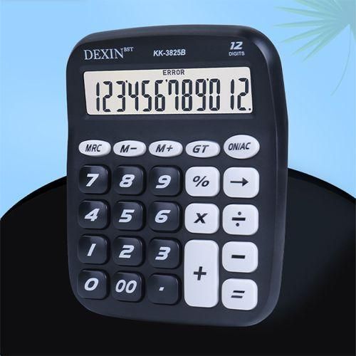 Cute Calculator 12 Digit Large LCD Display Big Button Candy