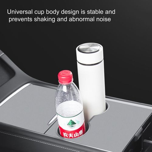 For Tesla Model 3 Model Y 2021 2023 Water Cup Holder Storage Box Console Cup Holder Storage Box Car Interior Supplie