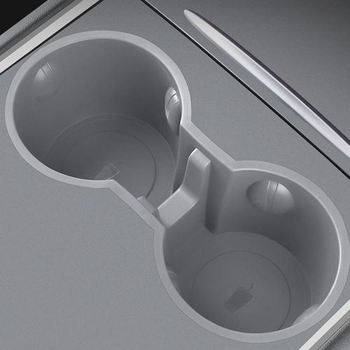 For Tesla Model 3 Model Y 2021 2023 Water Cup Holder Storage Box Console Cup Holder Storage Box Car Interior Supplie