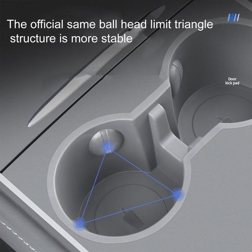 For Tesla Model 3 Model Y 2021 2023 Water Cup Holder Storage Box Console Cup Holder Storage Box Car Interior Supplie