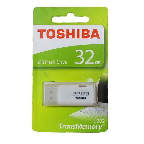 Toshiba Original 32GB USB Flash Drive &ndash; White
