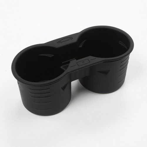 Water Cup Holder For Tesla Model 3/y 2023 Center Console Storage Box Insert Non-Slip Silicone Phone Organizer Limiter Anti-Bump