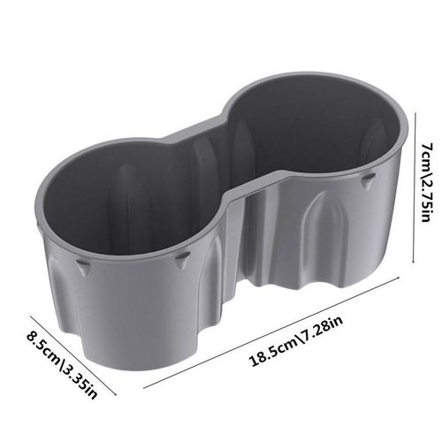 Car Center Console Cup Holder Portable Silicone Car Front Cup Holder For 2021 For Tesla Model 3/for Model Y Car Accessories