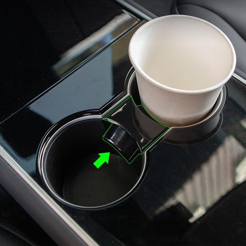 Car Water Cup Slot Slip Limit Clip For Tesla Model 3 And Tesla Model Y 2017-2020 Abs Car Cup Holder Limiter