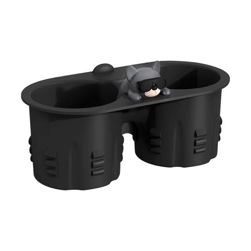 For Tesla Model 3 Model Y Car Centre Console Cup Holder Mug Storage Rack Cartoon Silicone Cup Holder