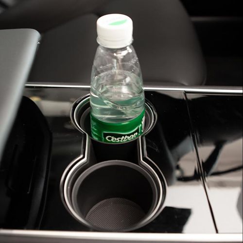 Water Cup Holder For Tesla Model 3 Model Y Adapter Center Console Cup Holder Limiter Abs Anti-Bump Anti-Sprinkling Model Three