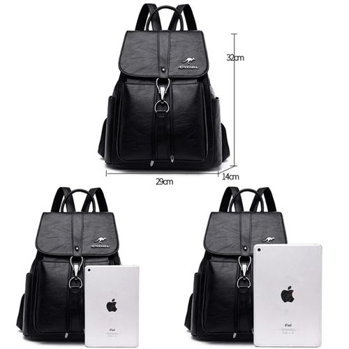 Ladies Leather Shoulder Bag Backpack
