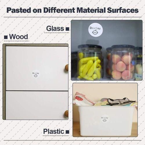 200pcs Roll 30x30mm Round SelfAdhesive Thermal Labels