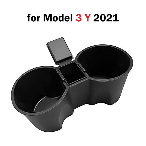 For Tesla Model 3 Y Car Water Cup Holder Silicone Central Control Cup Sper Drink Water Bottle Can Anti-Fall Mount Stand Base