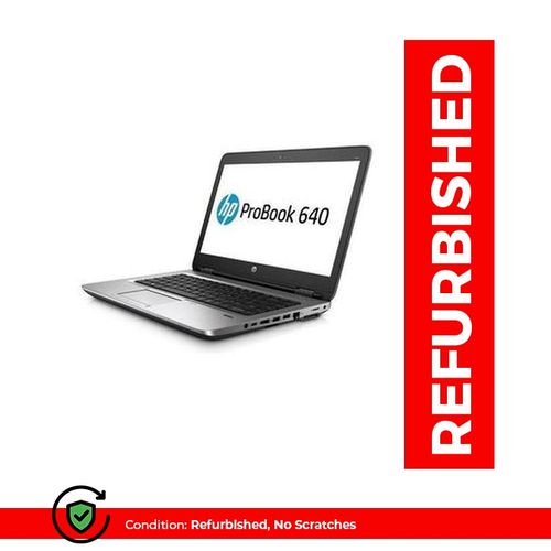 Hp Probook 640 Core I3, 4GB RAM, 500GB HDD. Grade A+ Refurbished- Black (6MTHS WRTY)