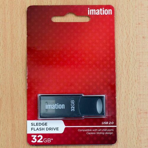 Imation High Speed 32 GB Flash Disk - Black