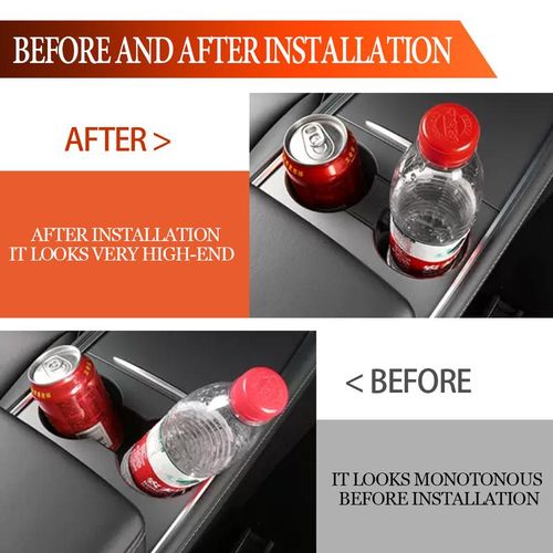 Abs Car Central Control Water Cup Limiter Fixed Drink Holder Auto Interior Accessories For Tesla Model 3 Y 2021 2022 2023