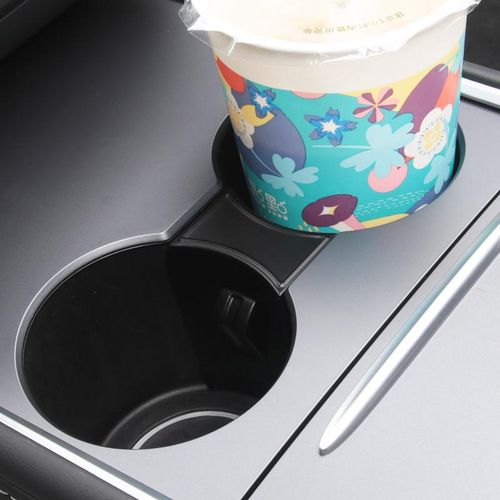 Abs Car Central Control Water Cup Limiter Fixed Drink Holder Auto Interior Accessories For Tesla Model 3 Y 2021 2022 2023