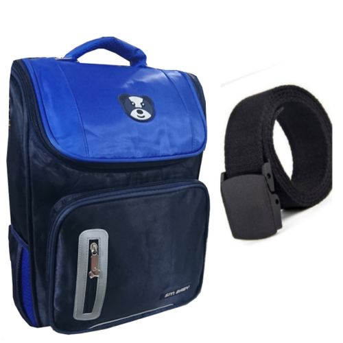 Children Designer School Bag Good Material- Blue, Black
