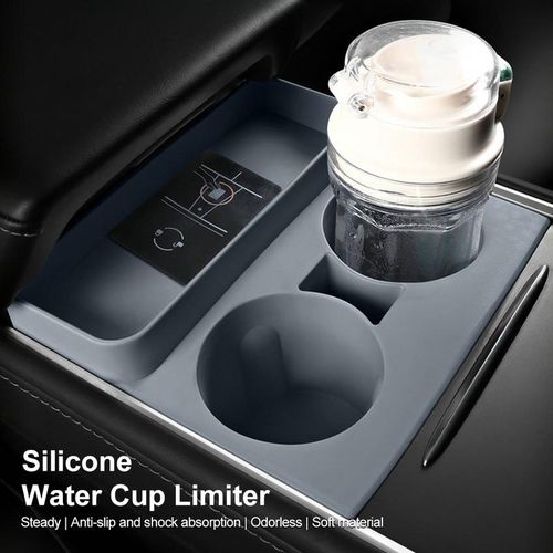 Car Cup Holder Insert Center Console Organizer Tray Water Cup Holder Insert For Tesla Model 3/y 2021 2022 2023 Auto Accessories