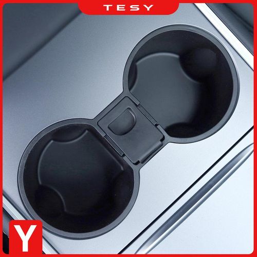 For Tesla Model Y Water Cup Holder Center Console Accessories Non-Slip Waterproof Non-Toxic Odorless Car Coasters