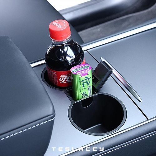 For Tesla Model Y Water Cup Holder Center Console Accessories Non-Slip Waterproof Non-Toxic Odorless Car Coasters