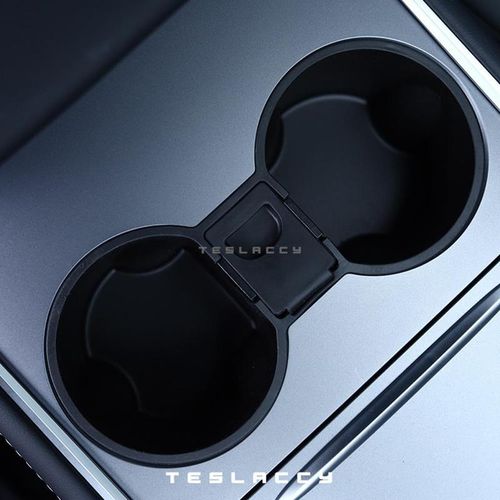 For Tesla Model Y Water Cup Holder Center Console Accessories Non-Slip Waterproof Non-Toxic Odorless Car Coasters