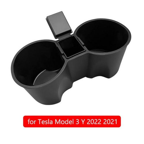 2023 M3 My Center Console Cup Holder Insert For Tesla Model 3 Y 2022 Silicone Interior Slot Slip Drink Limiter Car Accessories