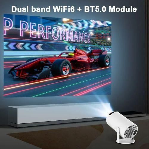HY300 Pro 4K Android 11 Dual Wifi6  Allwinner BT5.0 1080P Home Outdoor Projetors