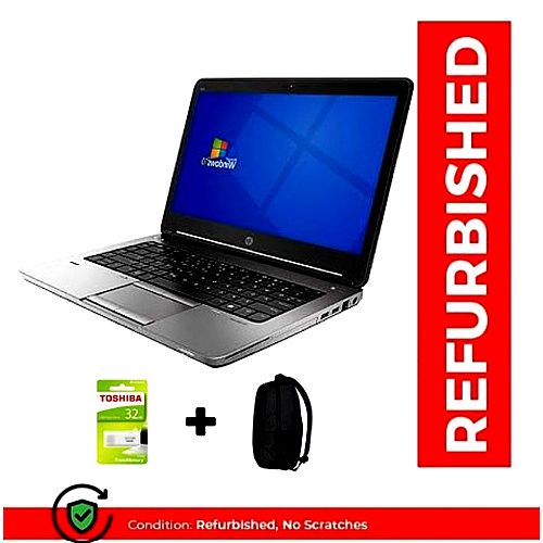 Hp Refurbished ProBook 640 Intel Core I5 8GB 750Gb HDD 14 Inch  -Black