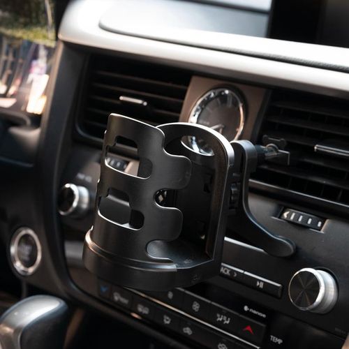 Auto Drink Cup Holder Rear-Seat Cup Holder Car Air Vent Outlet Bottle Bracket Adjustable Rotation Motorcycle Car Accessories