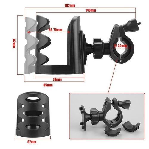 Universal Motorcycle Bike Water Bottle Coffee Cup Holder Mtb Bike Clip Mount Stand Bicycle Cup Holder Outdoor Sports