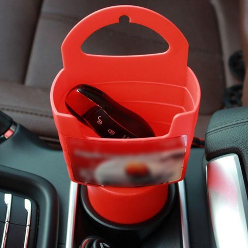 Car French Fries Holder Food Drink Cup Holder Car-Styling Storage Box Bucket