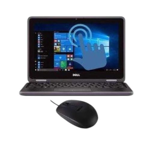 DELL Refurbished  Latitude 3189/3190 2-in-1 Touchscreen Convertible Laptop, Intel Processor, 4 GB RAM, 512GB SSD, + Mouse -Dark Grey