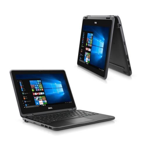 DELL Refurbished  Latitude 3189/3190 2-in-1 Touchscreen Convertible Laptop, Intel Processor, 4 GB RAM, 512GB SSD, + Mouse -Dark Grey