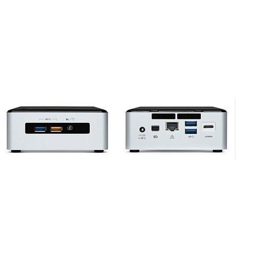 Refurbished Dual Monitor Complete Set Wired Keyboard, Mouse NUC Mini PC Core I5, 8gb Ram 120gb SSD With Free Portable Speakers   And Free HDMI - Black