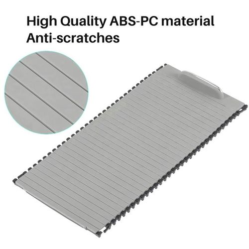 Car Inner Indoor Centre Console Roller Blind Cover For -Mercedes C/e-Calss W204 S204 W212 S212 A20468076079051 Grey