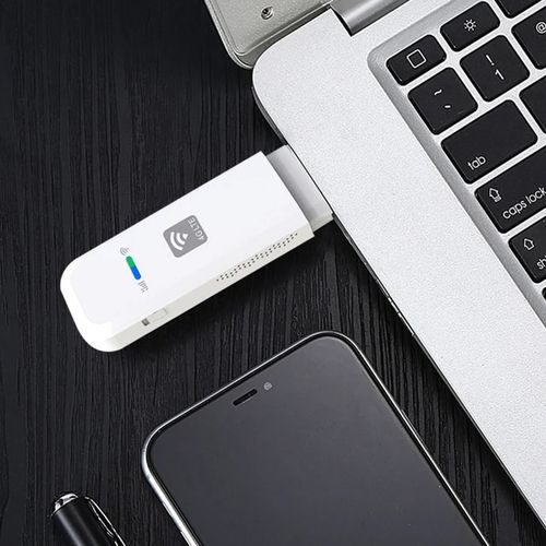 4G Wifi Dongle- 3 in 1 Hotspot Modem - WiFi 150Mbps-Unlocked for All Networks - White