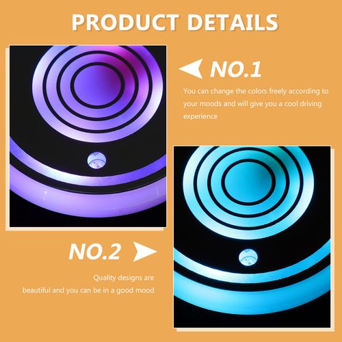 Accessories Led Cup Holder Light Car Lights Mat Lighting Coaster Rechargeable