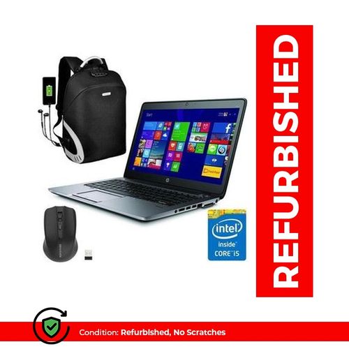 Hp Refurbished EliteBook 840 Core i5 16GB RAM 1TB HDD Free Anti Theft Bag - Black (6MTHS WRTY)